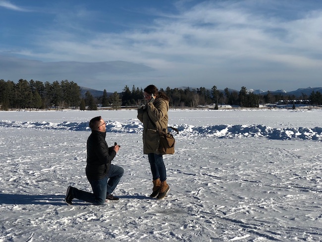 She said yes!