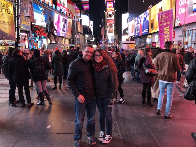 Us in Times Square!